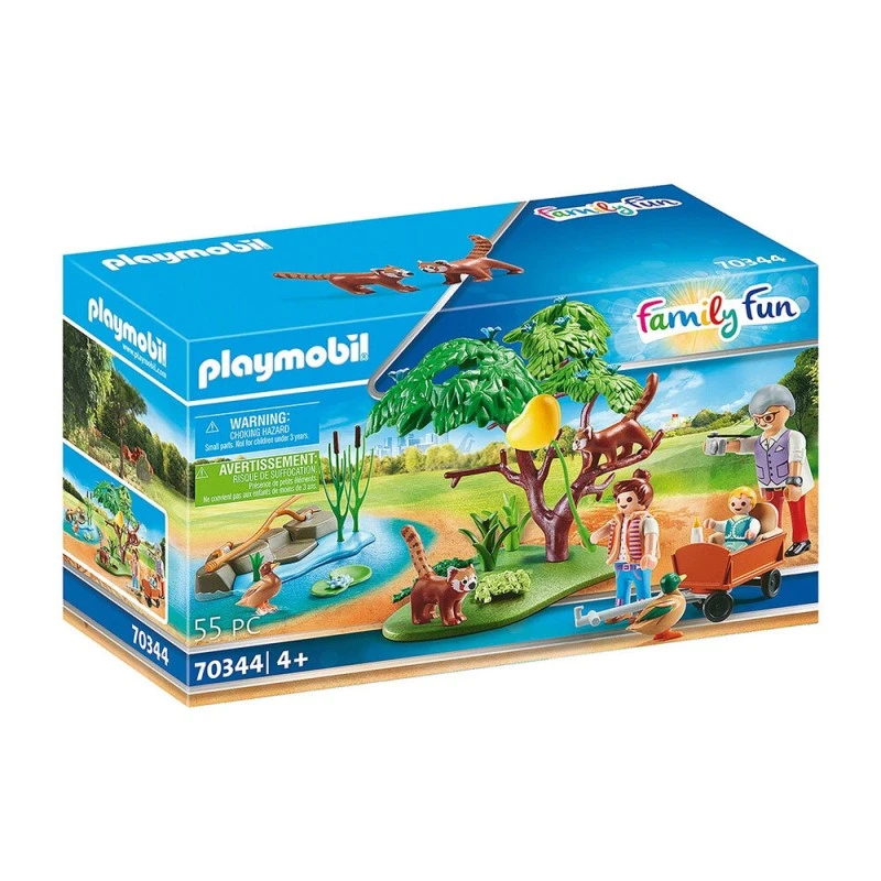 Playmobil Кът на червената панда, Red Panda Habitat, 70344